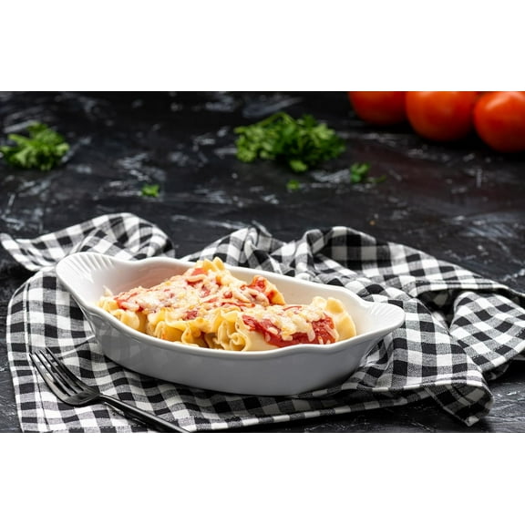 Mini Casserole Dishes, Set of 6, Oven & Microwave Safe, Ceramic, 12 oz , Individual Serving