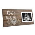 thumbnail image 2 of Gender Reveal Gift, New Mom Gifts - Pregnancy Announcements Ba By Gender Reveal Gifts - Love At First Heartbeat Sonogram Picture Frame for Standard 4" X 3" Ultrasound Photo, B, 2 of 3