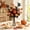 B, variant on Lilgiuy Spooky Halloween Pick Sunflower Bat Stem with Black Foliage for Gothic Table Vase Fall Harvest Thanksgiving Seasonal Home Decor, 20.47"