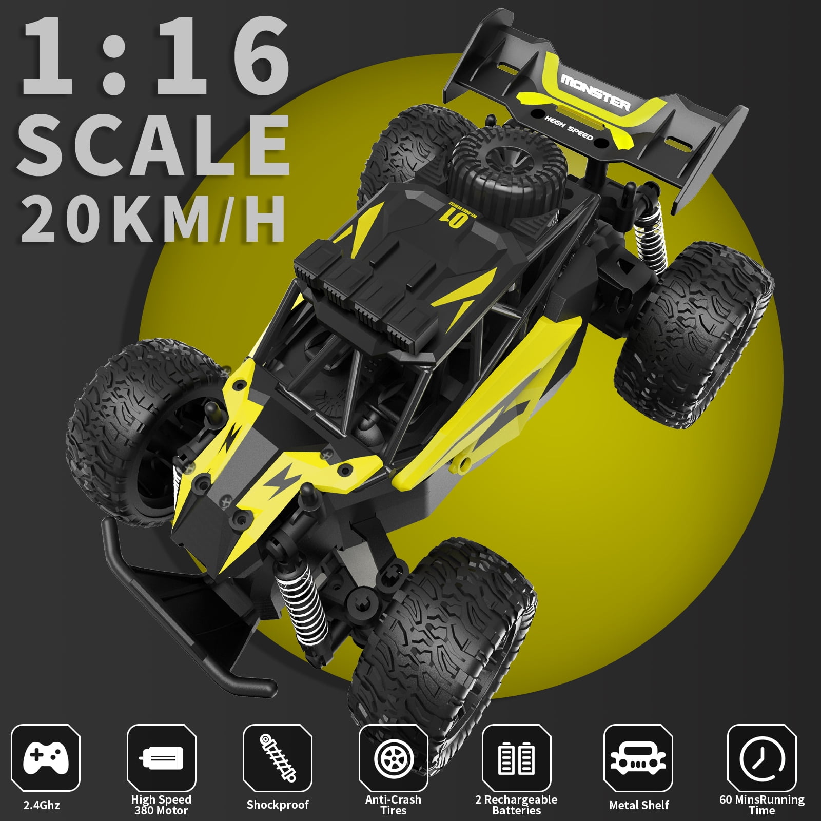 Carox 1:16 Scale RC Car