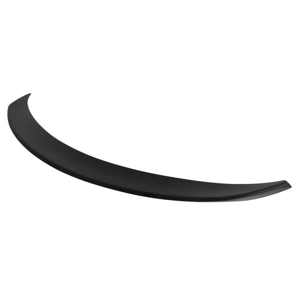 Ikon Motorsports Trunk Spoiler Compatible With 2020-2025 Tesla Model Y, Unpainted Black A Style ABS Plastic Rear Deck Lid Tail Trim Lip Wing