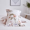thumbnail image 3 of 3 PCS  Floral Wildflower Duvet Cover Set - 100% Cotton Duvet Cover with Zipper Closure & Corner Ties, 3 of 6