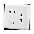 thumbnail image 1 of Power Socket Power Outlet Socket Wall Outlet Socket Household Power Socket Household Power Socket PC Ultrathin Power Outlet Socket Flame Retardant Wall Electrical Socket7 Hole, 1 of 1