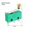 thumbnail image 5 of 5x Roller Limit Switch Lever Hinge Micro SPDT AC 125V/250V DC 12V Small Green, 5 of 9