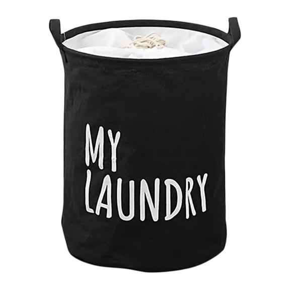 Laundry Basket with Handles Foldable Laundry Hamper Collapsible Clothes Storage Bag Durable Freestanding Tall Clothing Hamper Organizer Lightweight Washing Bin for Bedroom Laundry Room
