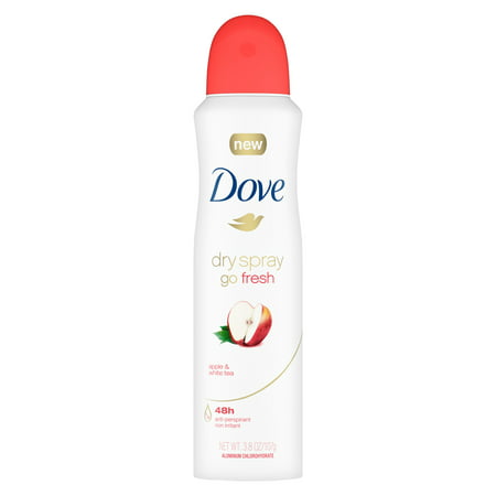 Dove Dry Spray Go Fresh Antiperspirant Deodorant Apple & White Tea (Best Way To Apply Deodorant)
