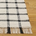 thumbnail image 3 of SAFAVIEH Montauk Bevin Checkered Area Rug, Ivory/Black, 3' x 5', 3 of 7