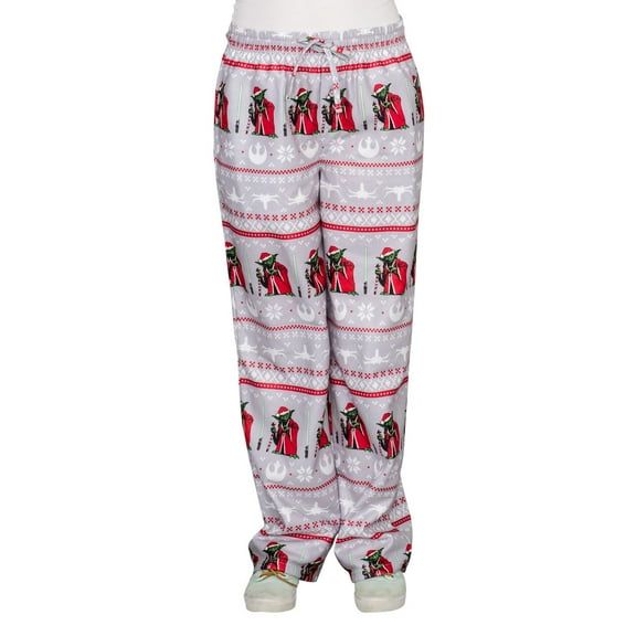 Star Wars Yoda Logo Christmas Grey Lounge  Pants