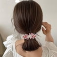 thumbnail image 4 of 4 Pack Luxury Glitter Sparkly Jeweled Gems Korean Decorative Crystal Rhinestone Flower Strong Metal French Barrettes Snap Alligator Hair Clips Headpieces Accessories for Women Girls, 4 of 7