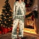 thumbnail image 1 of Puyaiuu Women 2 Piece Christmas Satin Pajama Set Cute Print Long Shirt Loose Shorts Matching Set Loungewear Gift, 1 of 5