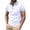 D154/White, variant on Afdoent Mens Polo Shirts Color Block Lapel Short Sleeve Shirt Summer Sports Beach Vacation Shirts For Men