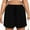 Black, variant on Rezuofi 2 Pcs Womens Bermuda Shorts Athletic Loose Running Comfy Long Yoga Shorts with Pockets
