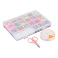 thumbnail image 4 of Clay Bead Kit,1350Pcs Clay Beads Exquisite Clay Bead Bracelet Kit Clay Bead Set Built to Last, 4 of 9