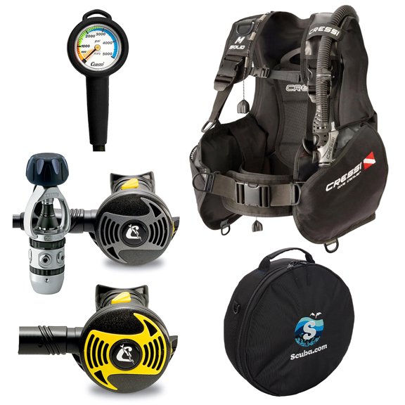 Cressi Solid Discovery Scuba SPG Package XX-Large