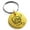 Gold, variant on Stainless Steel Carpe Diem Engraved Small Medallion Circle Charm Keychain Keyring