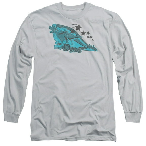 Dragon Tales/Ord Skates-Long Sleeve Adult 18/1 Silver