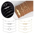 thumbnail image 5 of SUSHANG Five Piece Set of Wing Bead Bracelet Bracelet Beaded Round Combination Bracelet Assorted Bracelet Five Circle Angel Layered Wing Piece Bracelets, 5 of 5