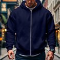 thumbnail image 4 of Mens Zip Up Sweatshirts Y2K Hoodies Work Athletic Lightweight Comfortable Vintage Streetwear with Pocket 3XL, 4 of 4