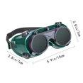 thumbnail image 3 of Solar Powered Welding Goggles with Advanced Protective Wrap Around Lens Design for Outdoor, 3 of 9