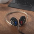 thumbnail image 5 of Auriculares supraaurales Koss KPH40 Utility ultraligeros de color beige, 5 of 5