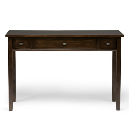 Simpli Home - Warm Shaker SOLID WOOD Transitional 48 inch Wide Writing Office Desk in - Tobacco Brown