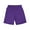 Purple, variant on Mens Sweat Shorts Brushed Fleece Lightweight Shorts with Pockets