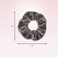 thumbnail image 5 of (2 pack) Scunci The Original Scrunchie Hair Ties in Soft Velour, Assorted Pastels and Black, 6 Ct, 5 of 10