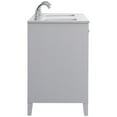 thumbnail image 5 of Elegant Decor Sommerville 60" Double Quartz Top Bathroom Vanity in Gray, 5 of 14