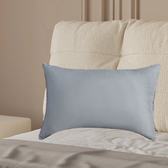Nkmbld Pillows for Bed with Cooling Cover Luxury Fluffy Memory Foam pillow Hotel Quality for Side, Back, and Stomach Sleepers, King, Gray