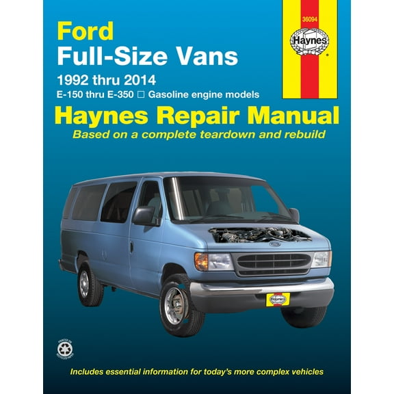 Ford full-size E-150-E-350 petrol vans (92-14) Haynes Repair Manual ^