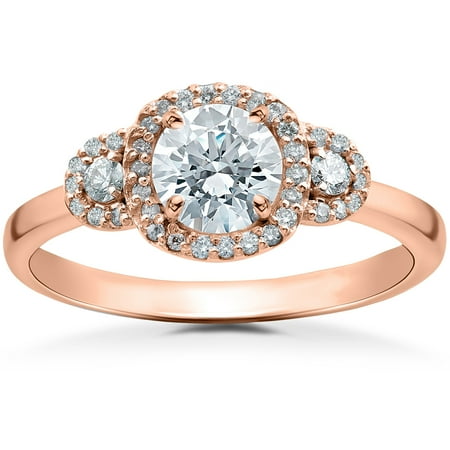 Pompeii 1/2ct Diamond Charlotte Halo Engagement Ring Setting (,)