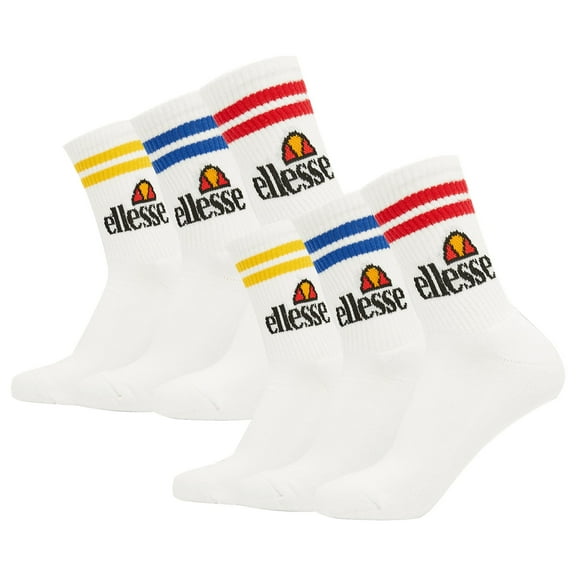 Ellesse Unisex Socks Cotton Multicoloured 3-5.5 Uk