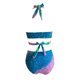 thumbnail image 5 of Gibobby Conjunto de Bañador Sexy Trajes de baño Conjunto de tankinis Conjunto de traje de baño de playa de bikini sexy floral nuevo patrón de moda(Morado,G), 5 of 5