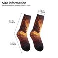 thumbnail image 2 of Uemuo Red And White Beast Printed Kids Boys Socks Seamless Crew Socks Crazy Funny Athletic Sport Socks for Children, 2 of 6