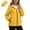 Yellow, variant on Lenago Women's Multi-Pocket Waterproof Hooded Hiking Trekking Jacket