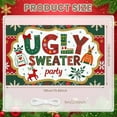 thumbnail image 2 of Festive Design Ugly Sweater Banner Reindeer Theme Christmas Decoration for Holiday Party Winter Celebration Indoor Event, 2 of 9