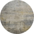 thumbnail image 2 of Addison Rugs Mayfield Premium Machine Washable Transitional Abstract Pewter Round Rug, 8' x 8', 2 of 6