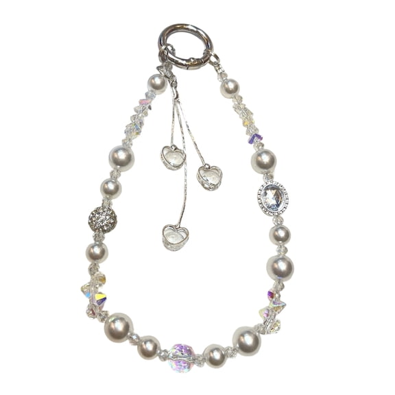 Eye Catching Mobile Phone Chain Handmade Beaded Cellphone Lanyard For Women Girls Telephone Strap Jewelry Drop-resistant