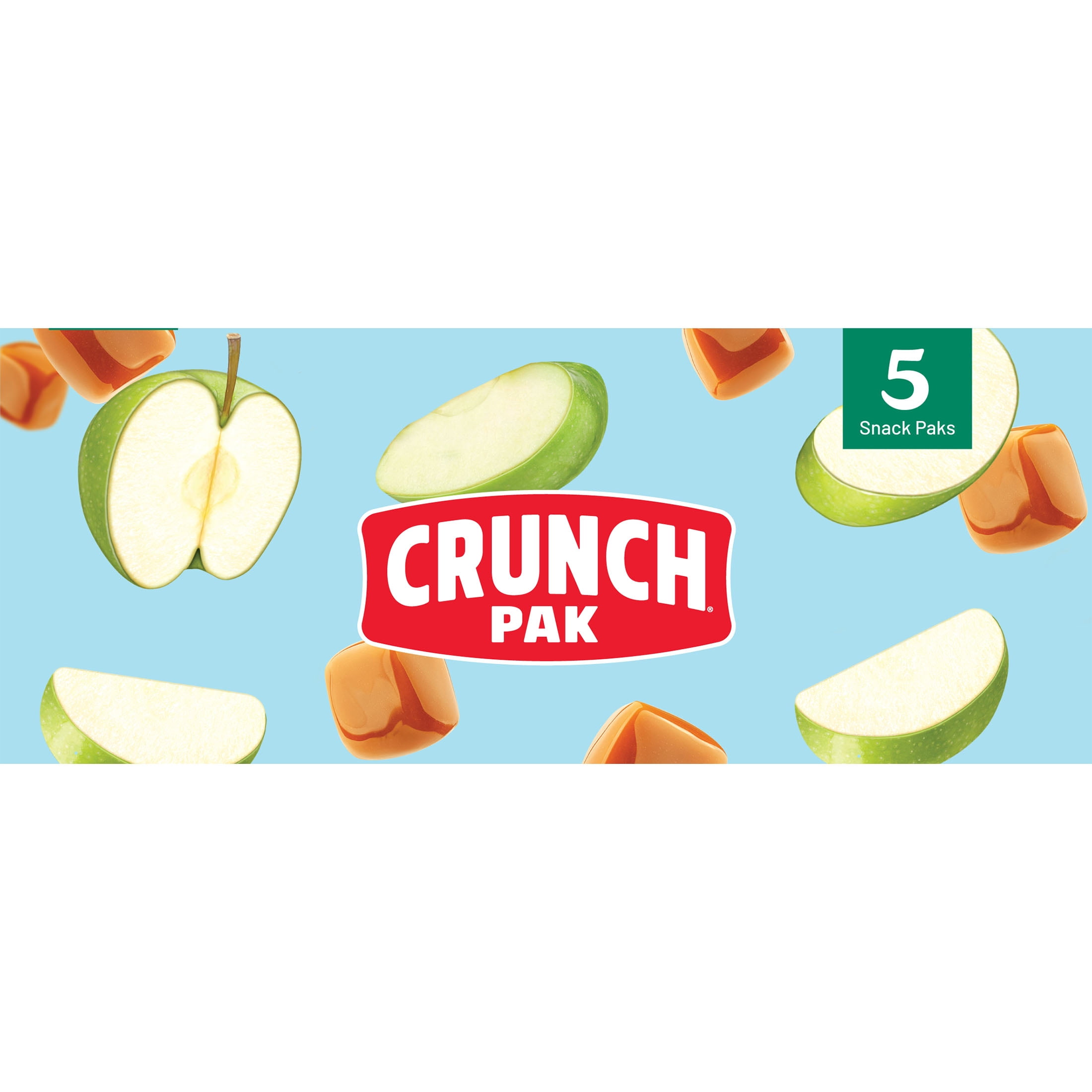 Crunch Pak Snack Dipperz with Fresh Tart Sliced Apples and Caramel