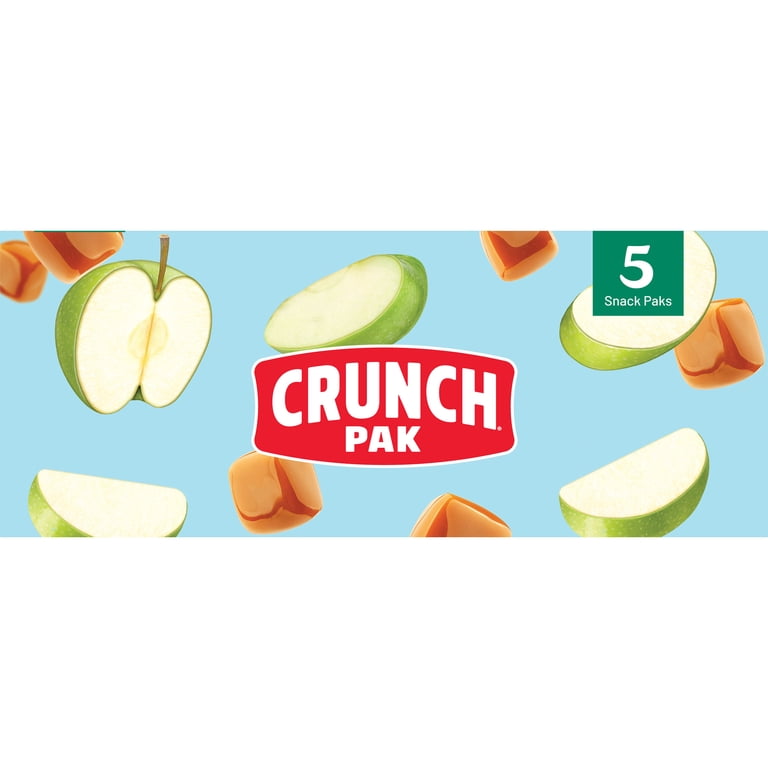 Crunch Pak Snack Dipperz with Fresh Tart Sliced Apples and Caramel