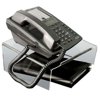Acrylic Angled Telephone Desk Stand, 10 x 9 1/2 x 4 1/2, Clear