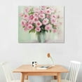thumbnail image 2 of Nawypu  Framed Pink Flowers Canvas Prints Wall Art Roses in Vase Wall Decor Nature Rustic Woman Home Decor Painting Picture for Bathroom Bedroom Living Room Ready To Hang, 2 of 4