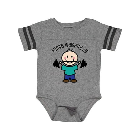 

Inktastic Weightlifting Future Lifter Gift Baby Boy Bodysuit