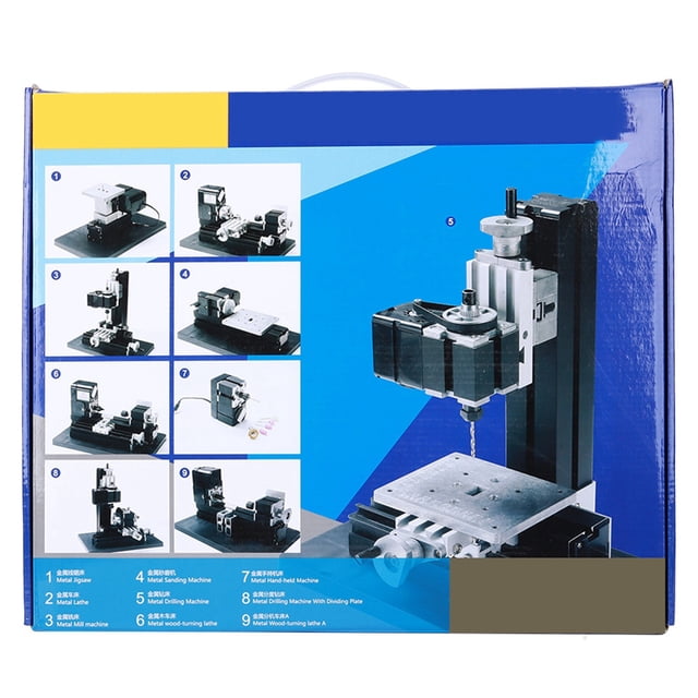 Practical TZ6000M 6 in 1 Mini Lathe, 6 in 1 Mini Lathe, for Making Models