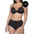 thumbnail image 2 of Cupid Women's 2-Pack Modern Light Shaping Briefs, Sizes S-2XL, 2 of 6