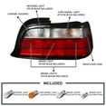 thumbnail image 3 of Spec-D Tuning Red Clear Tail Lights Compatible with 1992-1998 BMW E36 3-Series 2Dr Coupe & Convertible Models, Left + Right Pair Assembly, 3 of 7