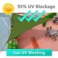 thumbnail image 5 of Toldo de césped duradero para patio, jardín, patio trasero, protección solar permeable al aire, transpirable (3 x 3 x 3 m), 5 of 5