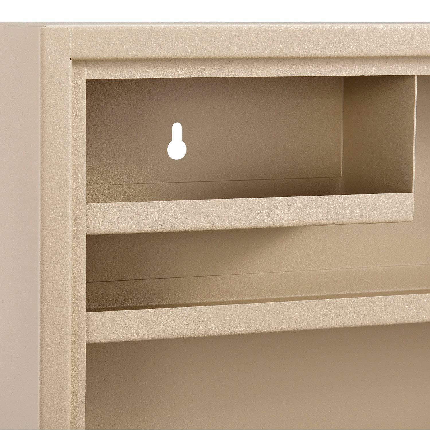 Global Industrial Medical Security Cabinet w/Double Key Locks 14""Wx3-1/8""Dx17-