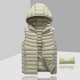 thumbnail image 1 of Chaqueta de plumón para hombre sin mangas desmontable con capucha invierno ligero color sólido-xinhan, 1 of 4