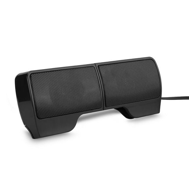 MesaSe PENGXAING USB Power Speakers Clip-On Computer Stereo Sound Bar 3.5mm for Desktop Laptop PC